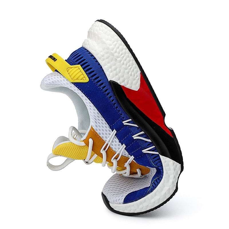 Casual Fashion Mixed Color Breathable Style Men Sneaker