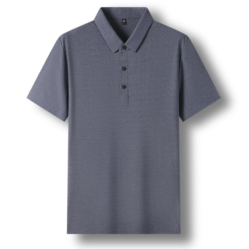 Solid Short Sleeve Plain Polo Shirt