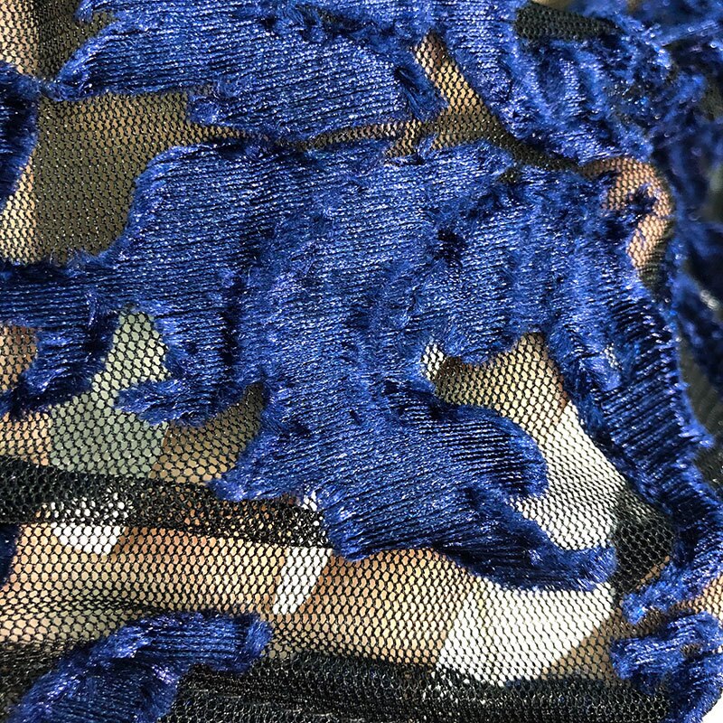 Transparent Retro Floral Polo Shirt