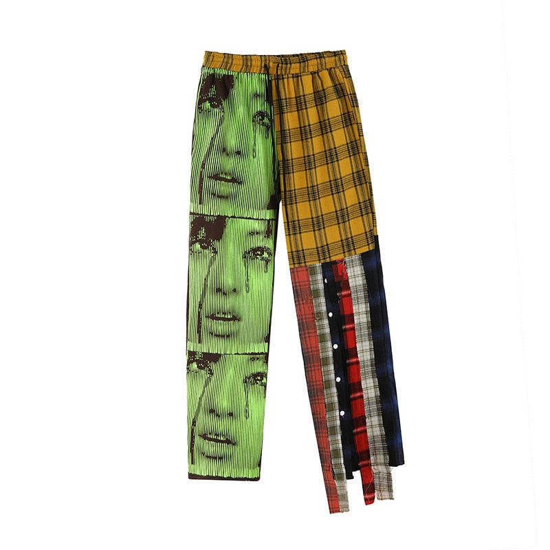 Hip Hop Harajuku Patchwork Fashion