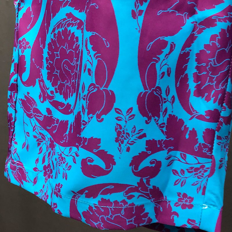 Vintage Hawaiian Pattern Printed Shorts Set