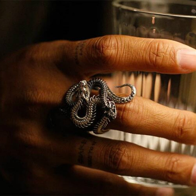 Detachable Snake Style Metal Rings