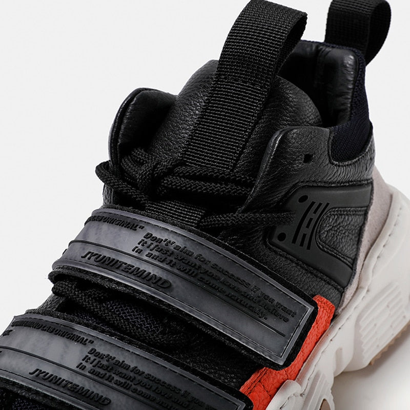 Outdoor Flyknit Breathable Trend Strap Casual Men Sneaker