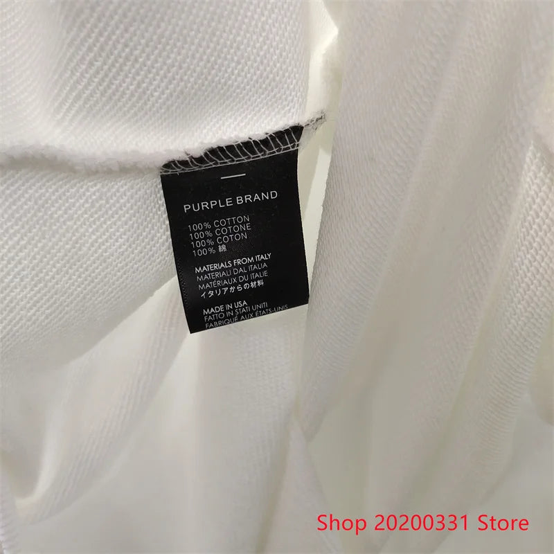 Cotton Letter Printed O-Neck Sweater