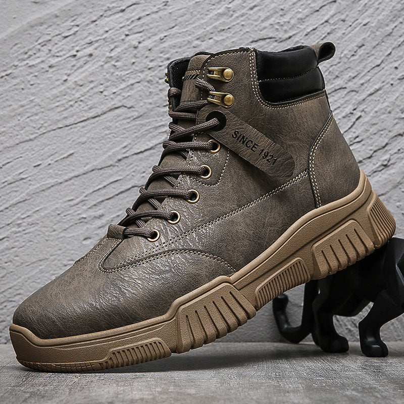 Military Autumn Ankle Boots