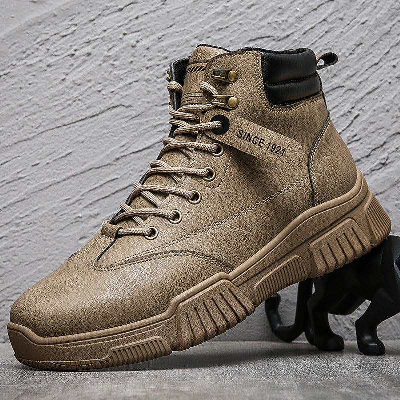 Military Autumn Ankle Boots