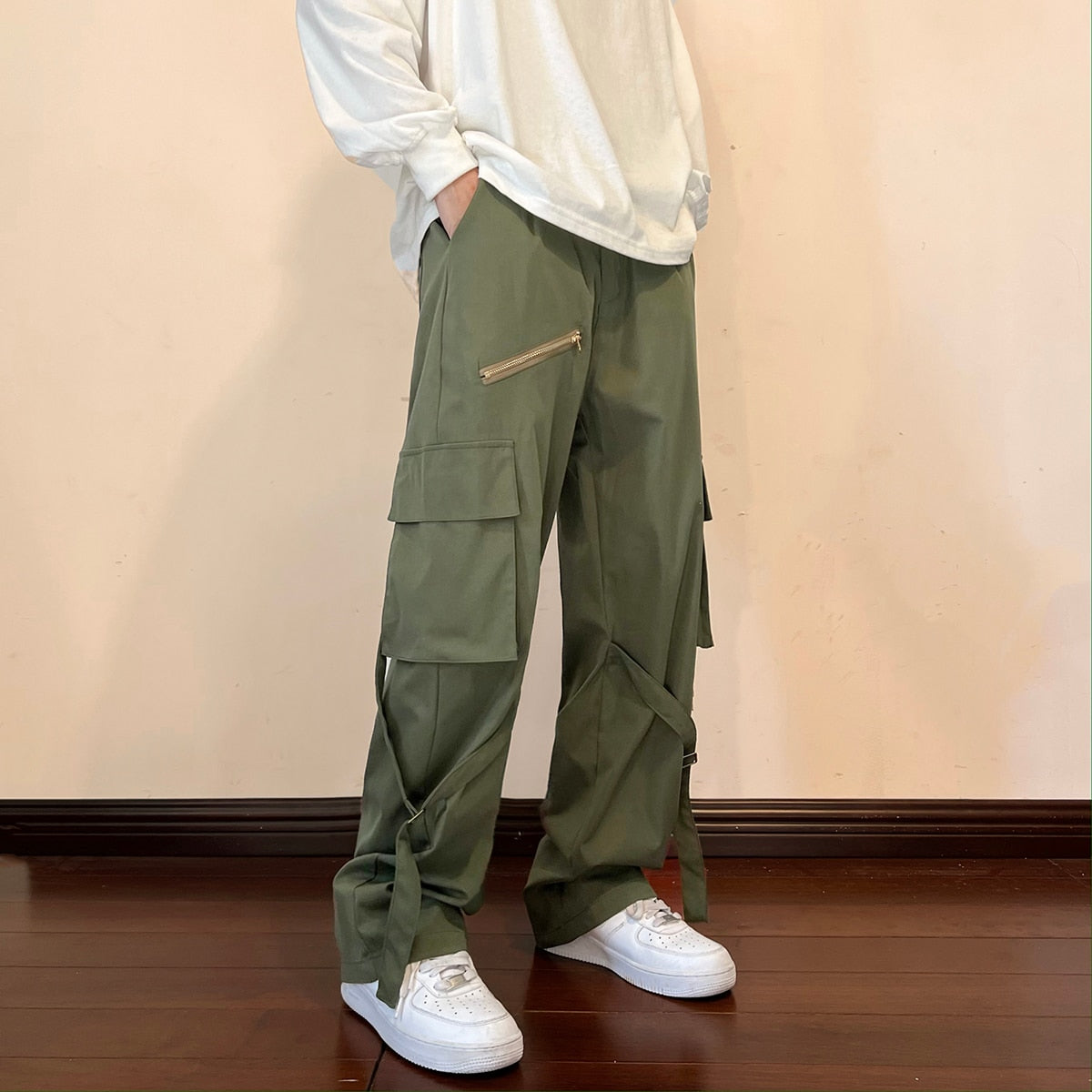 Baggy Cargo Green Pants