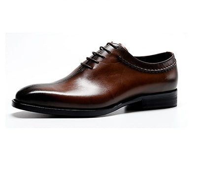 Clean with Bold Solid Design Men Oxford Shoes - FanFreakz