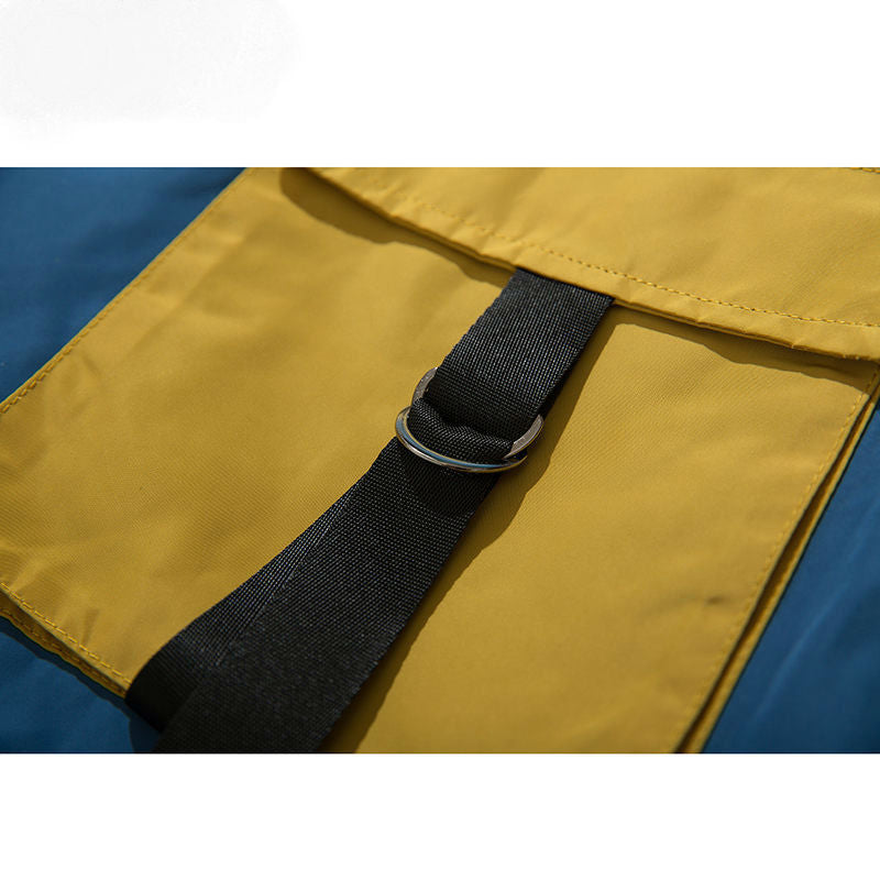 Casual Harajuku Multi Pockets Streetwear Men Track Jacket - FanFreakz