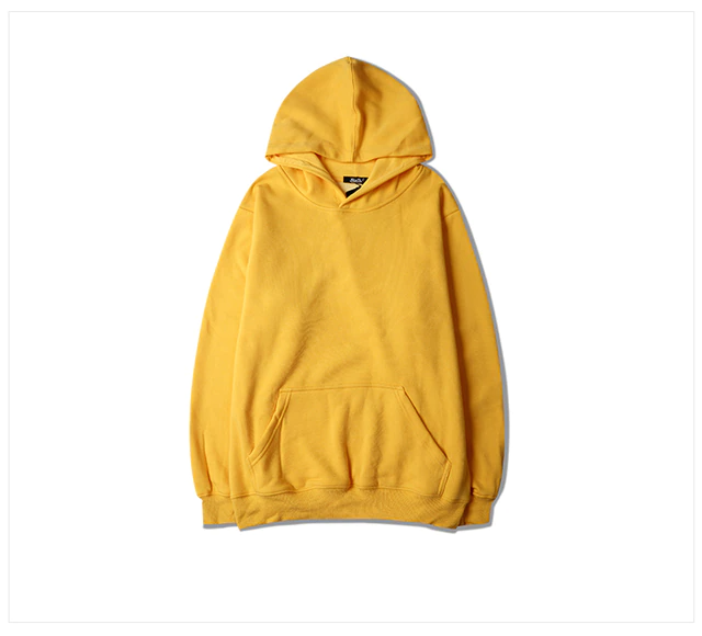 Pop-Farbe Solid Thick Hoodie