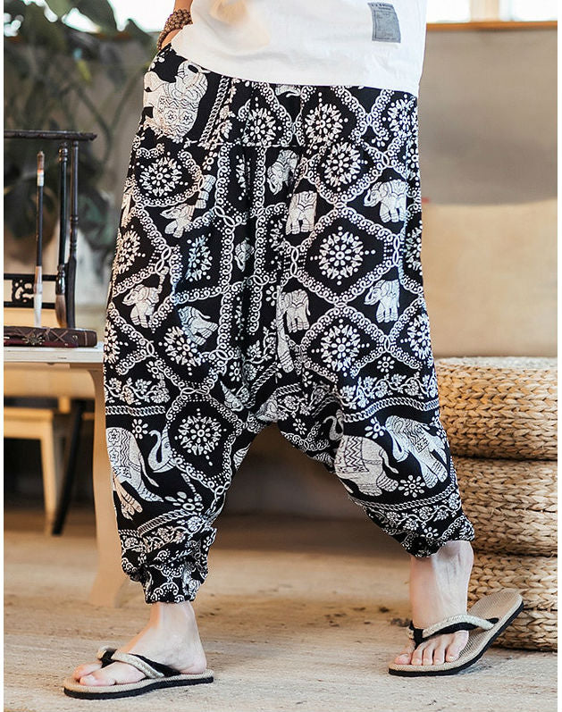 Cotton Loose Harajuku Youth Streetwear Fashion Men Harem Pants - FanFreakz