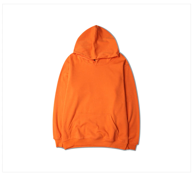 Pop-Farbe Solid Thick Hoodie