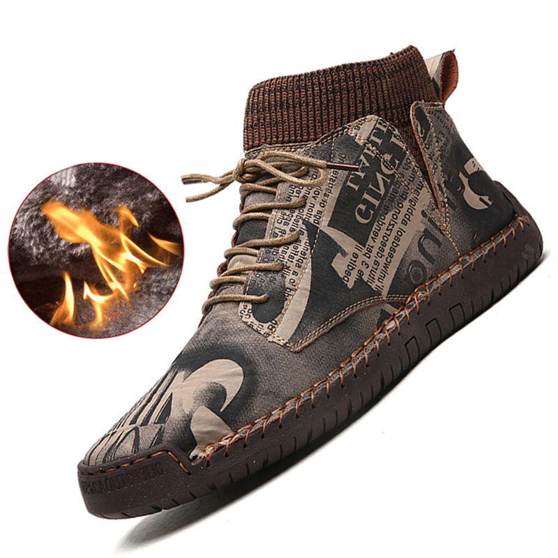 Thick Plush Warm Suede Ankle Boots