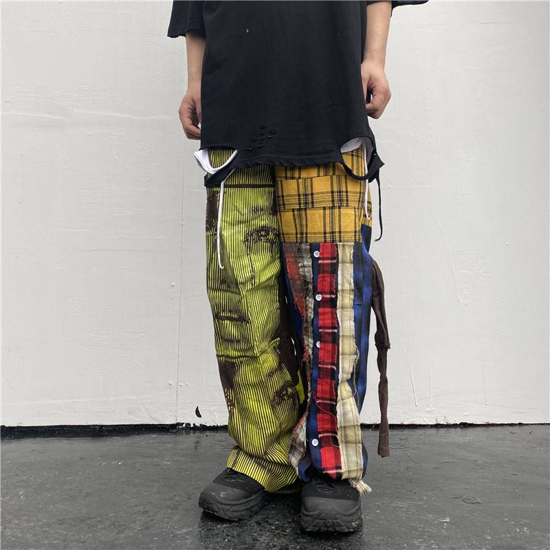 Hip Hop Harajuku Patchwork Fashion