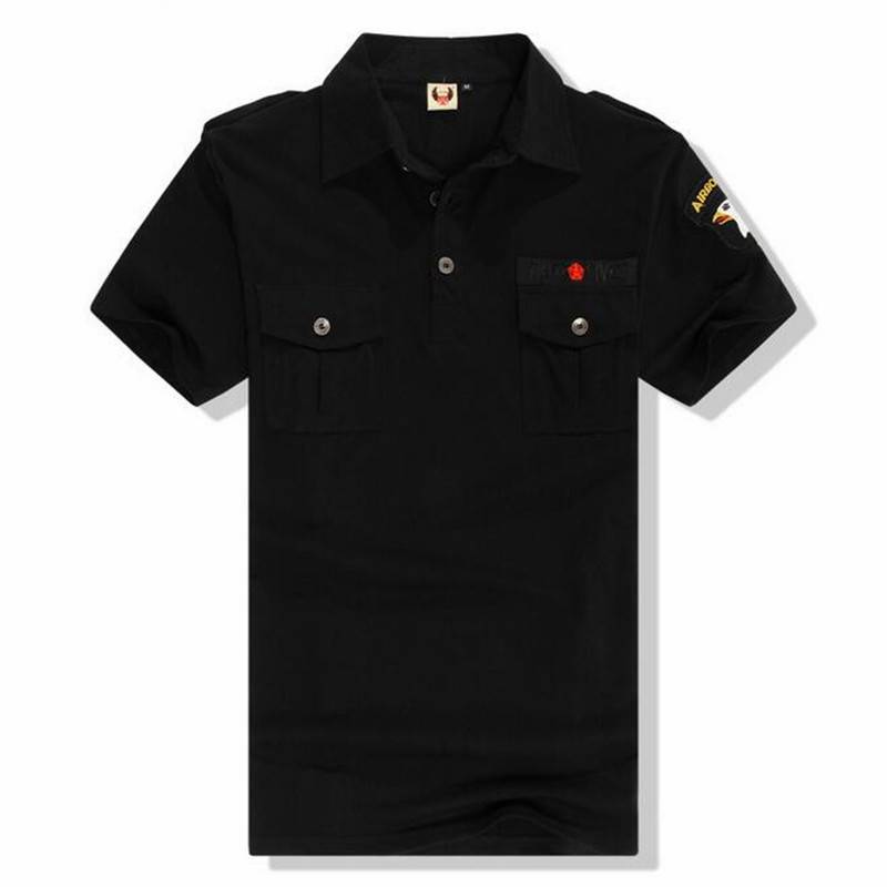 Army Tactical Combat Casual Short Sleeve Style Men Polo Shirt