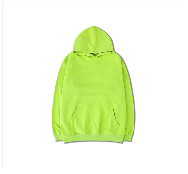 Pop-Farbe Solid Thick Hoodie