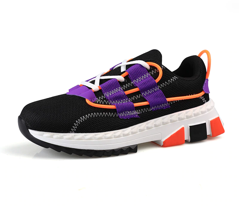 Casual Breathable Height Increasing Lace Up Men Sneaker