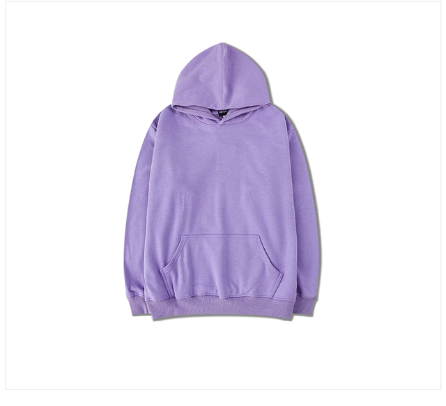 Pop-Farbe Solid Thick Hoodie
