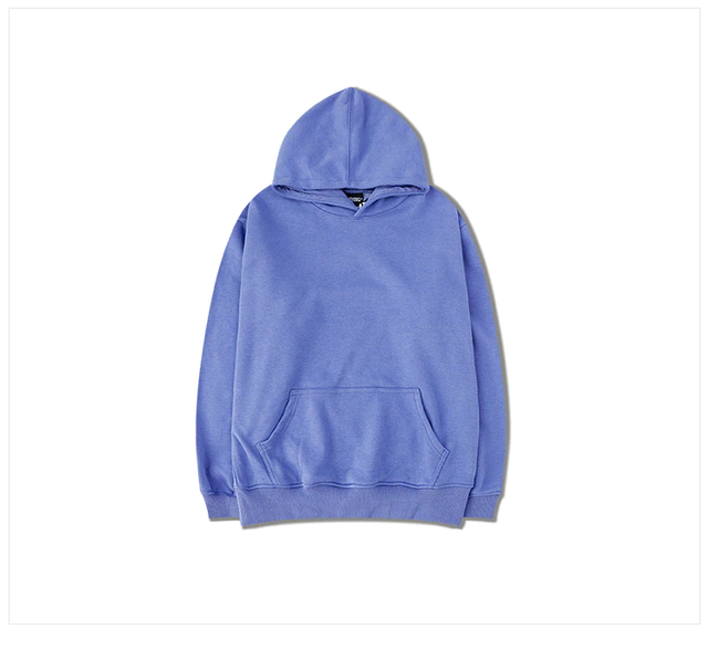 Pop-Farbe Solid Thick Hoodie