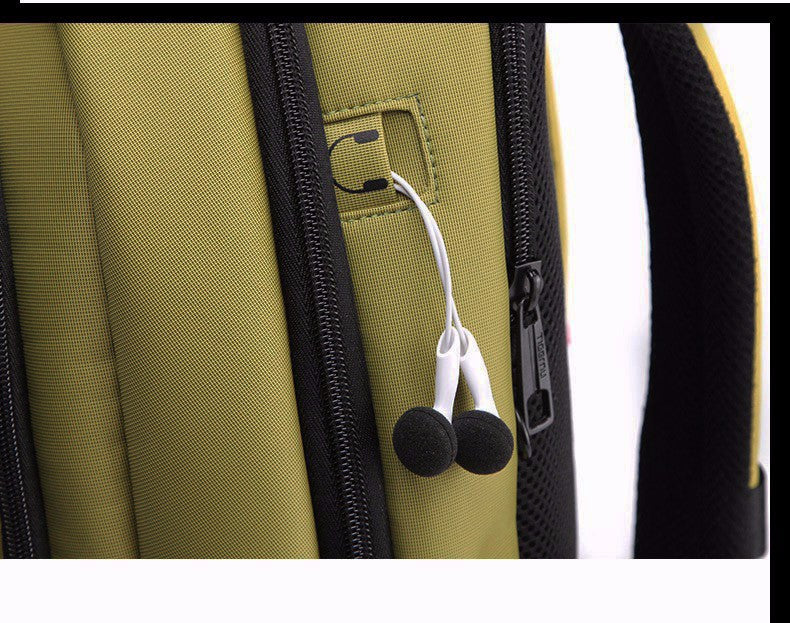 Waterproof Nylon Backpack, Female Unisex Men's Backpacks with Dual Layer Zipper - FanFreakz