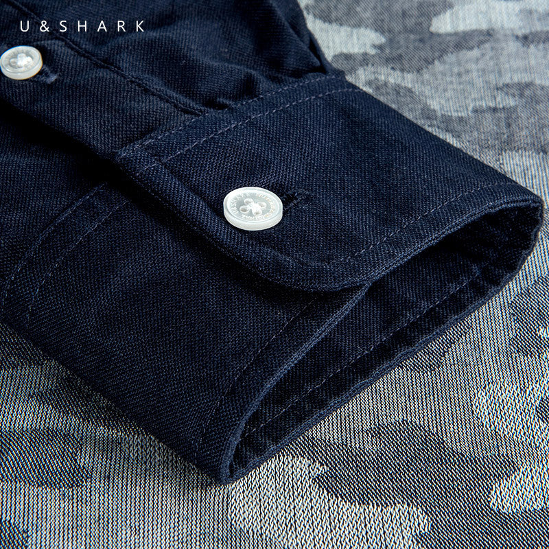 British Style Long Sleeve Camouflage Men Shirt - FanFreakz