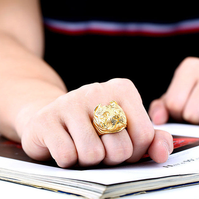 Men Bulldog Shape Ring For Bulldog's Lover - FanFreakz