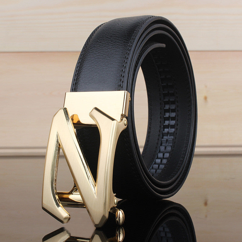 Big Z Buckle Style Men PU Leather Belt - FanFreakz