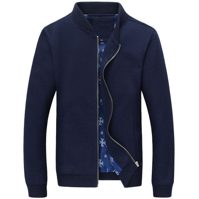 Embossed Pattern Men Slim Fit Jacket - FanFreakz