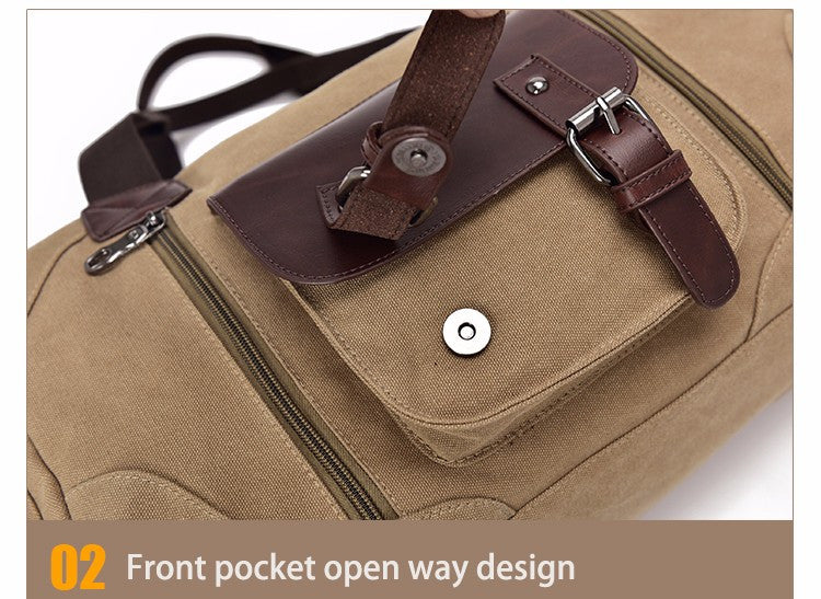 Vintage Style Men Canvas Weekender Bag - FanFreakz