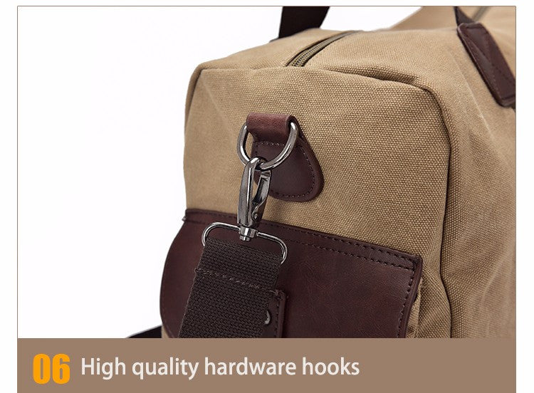 Vintage Style Men Canvas Weekender Bag - FanFreakz