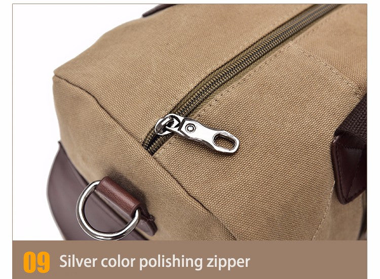 Vintage Style Men Canvas Weekender Bag - FanFreakz