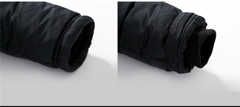 Men Thick Winter Jacket with Parka Hood - FanFreakz