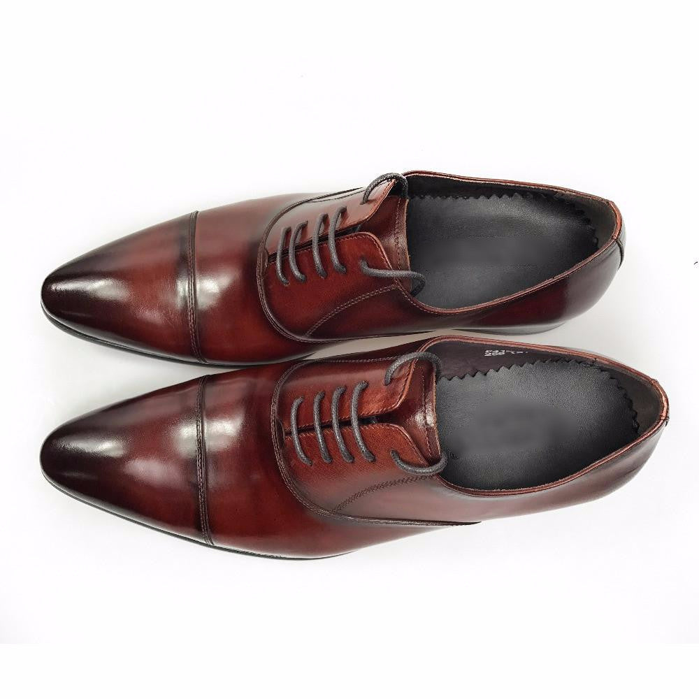 Pointed Toe Gentleman Style Men Oxford Shoes - FanFreakz