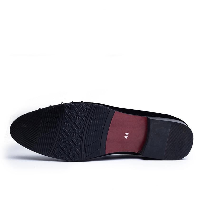 Spike Details on Toe Men Loafer Shoes - FanFreakz