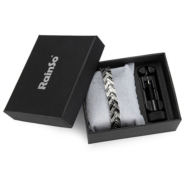 Health Magnetic Link Arrow Shape Men Bracelet - FanFreakz