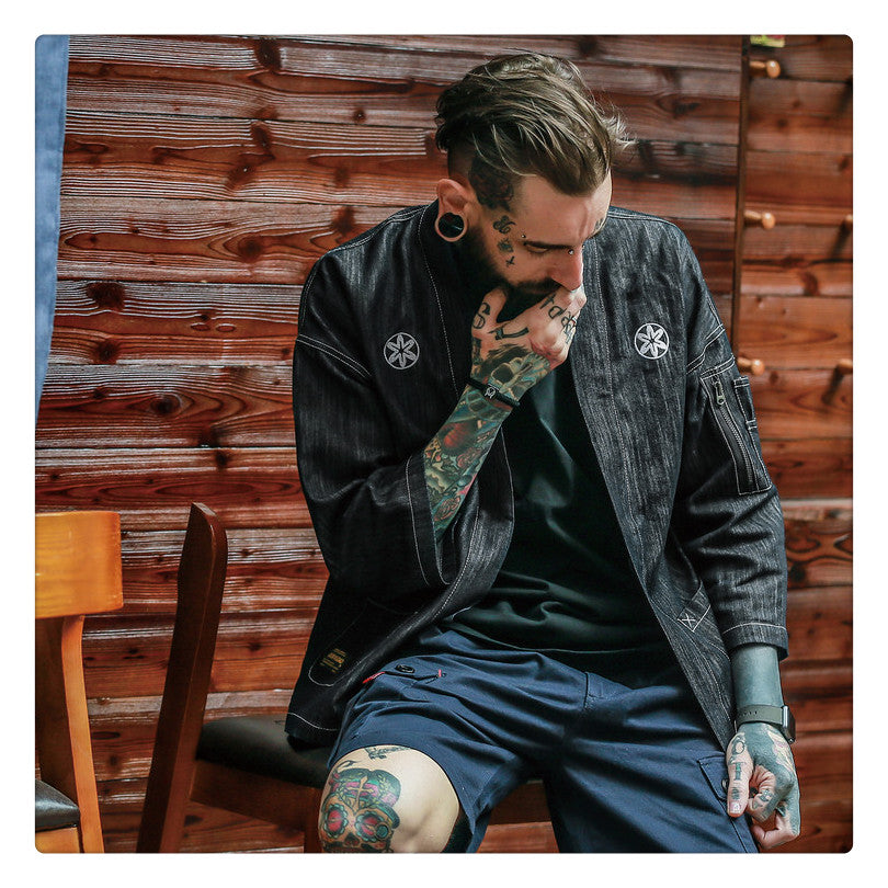 Kimono Harajuku Japan Style Japan Men Jacket - FanFreakz