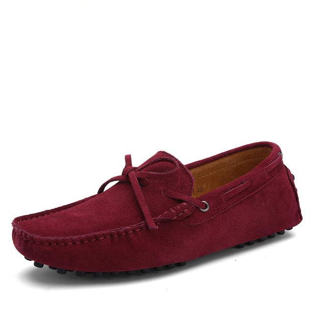 Men Nubuck Loafers Shoes Moccasins - FanFreakz