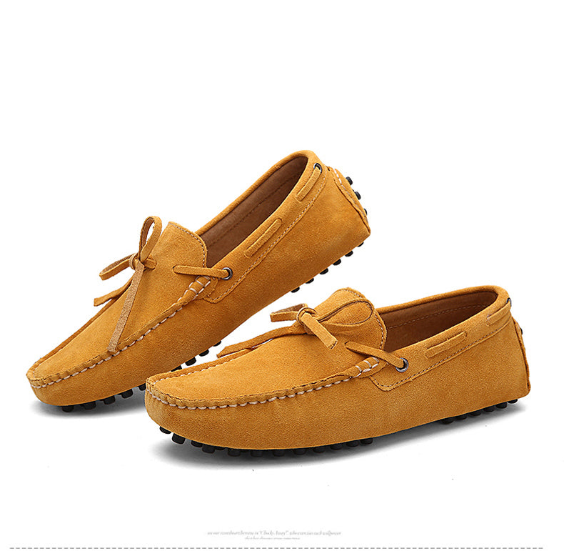 Men Nubuck Loafers Shoes Moccasins - FanFreakz
