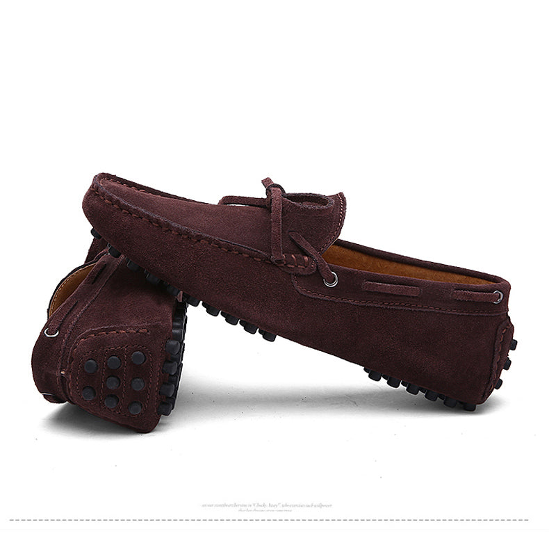 Men Nubuck Loafers Shoes Moccasins - FanFreakz