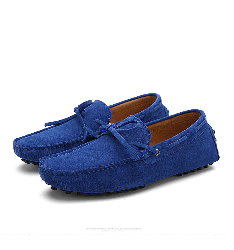 Men Nubuck Loafers Shoes Moccasins - FanFreakz
