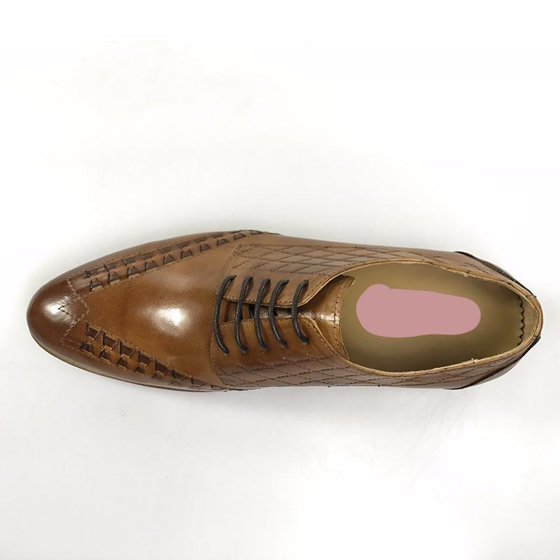 Unique Leather Details Men Derby Shoes - FanFreakz