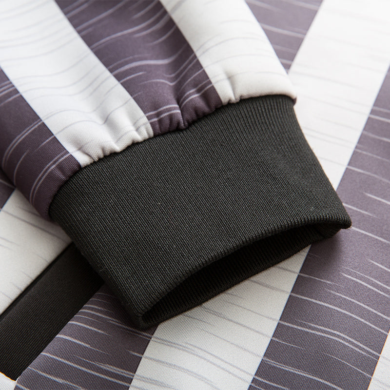 Big Vertical Stripes Korean Style Men Slim Fit Jacket - FanFreakz