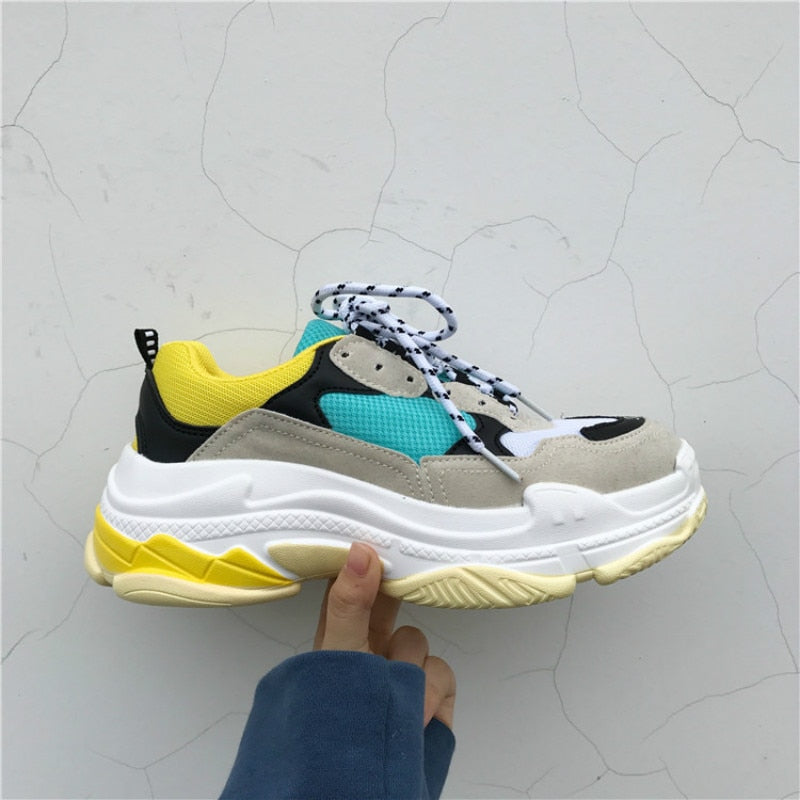 Comfort Breathable Mesh Lace Up Casual Style Men Sneaker Shoes