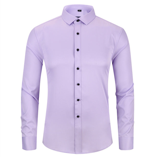 Anti-wrinkle Elasticity Slim Fit Shirts