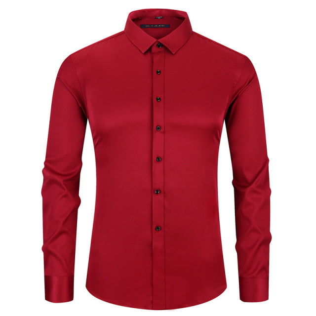 Anti-wrinkle Elasticity Slim Fit Shirts