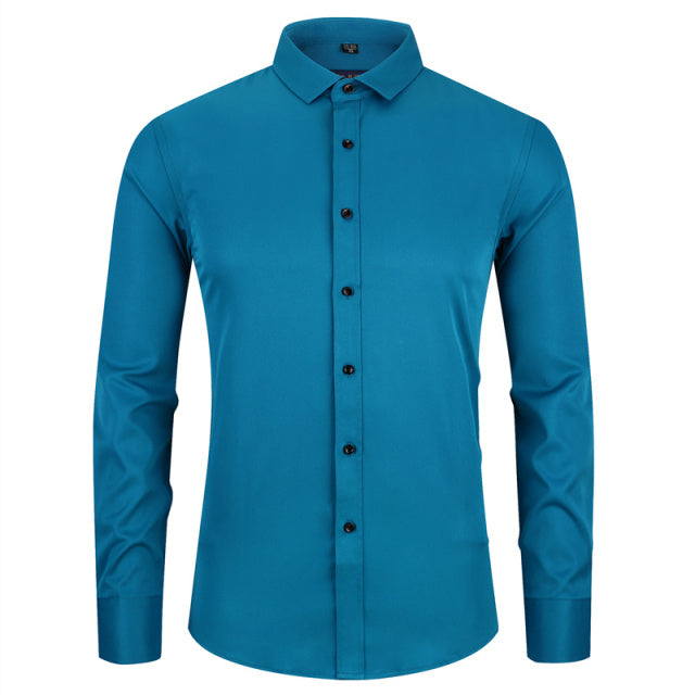 Anti-wrinkle Elasticity Slim Fit Shirts