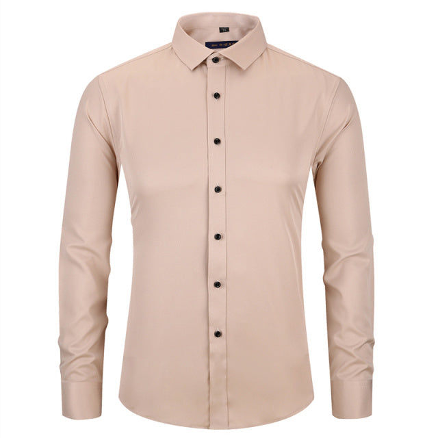 Anti-wrinkle Elasticity Slim Fit Shirts