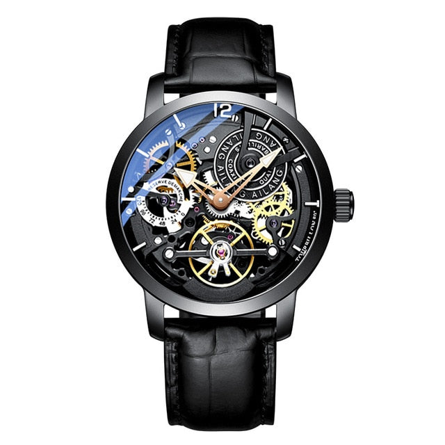 Original Skeleton Design Automatic Tourbillon Men Watches