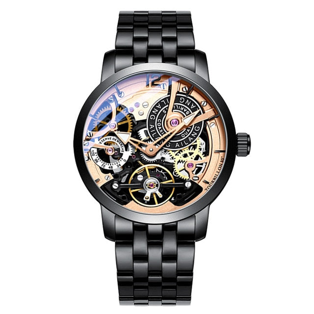Original Skeleton Design Automatic Tourbillon Men Watches