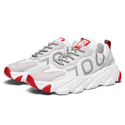 Comfortable Lace Up Male Casual Lightweight Flat Men Sneaker